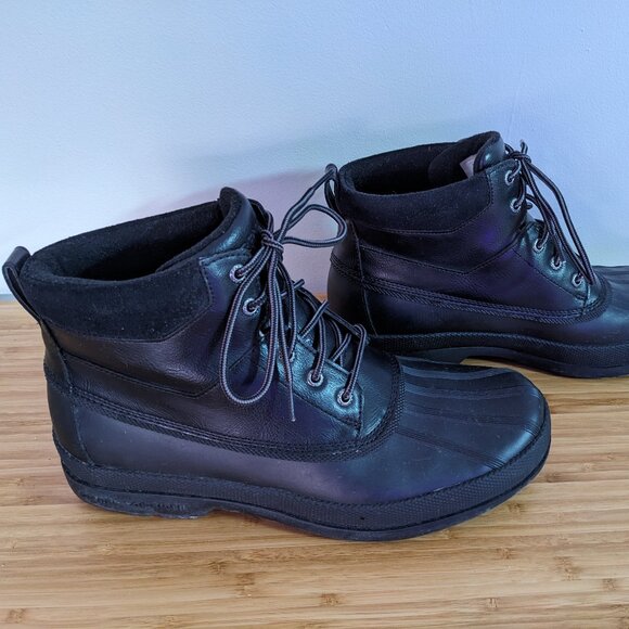 Sperry Black Men’s Winter Boots – Worn Once, Warm & Durable - Picture 3 of 5